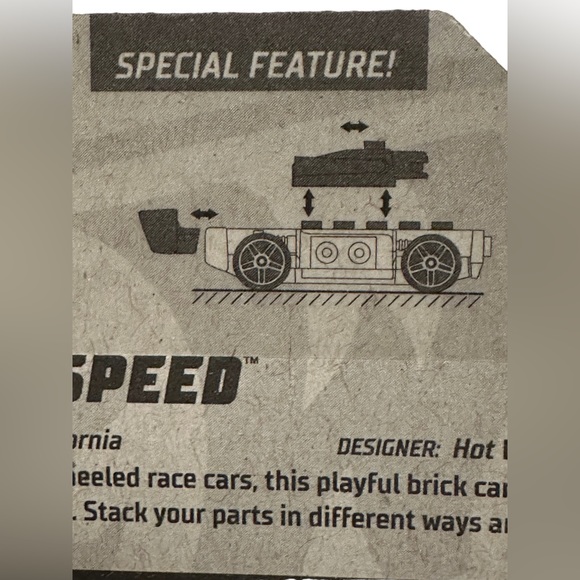 Hot Wheels BRICKING SPEED Special Feature EXPERIMOTORS - Picture 3 of 3